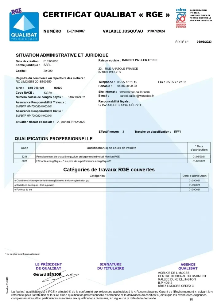 certification RGE